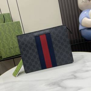 Gucci專櫃古馳最新款Ophidia系列手包男士手拿包 jh2279型號：475316