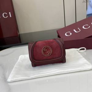 Gucci專櫃古馳最新款圓形互扣式雙G標識卡片夾卡包零錢包 jh2674型號：818795