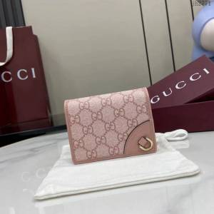 Gucci專櫃古馳最新款短夾錢包翻蓋短錢夾 jh2771型號：820692