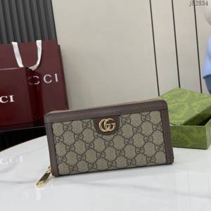 Gucci專櫃古馳最新款GucciO最新phidia系列拉鏈包男女款長錢包 jh2834型號：772305