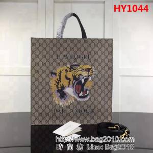 GUCCI古馳原單 新款專櫃品質原單貨實物實拍 450950虎頭 手提購物包 HY1044