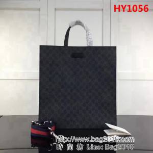 GUCCI古馳原單 新款專櫃品質原單貨實物實拍 495559克pvc克手提購物包 HY1056