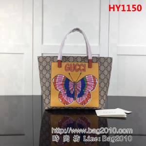 GUCCI古馳原單 新款專櫃品質原單貨實物實拍410812 彩蝴蝶手提包 HY1150