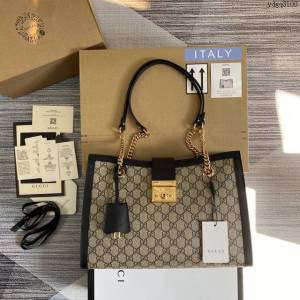 Gucci新款原廠皮女包 古馳頂級經典款女包 Gucci鎖扣雙肩帶肩背包 479197  ydg3100