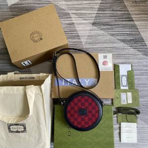 Gucci新款包包 古馳GG Marmont系列圓形包 Gucci單肩斜挎圓餅包 658825  ydg3242
