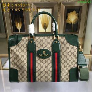 GUCCI 古馳男包 新款 459311 克pvc配皮 Gucci男公事包 男士手提包 可肩背