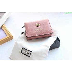 GUCCI古馳 錢包 實物拍攝 原廠材料 女款翻蓋短錢包 460185   ydgq3256