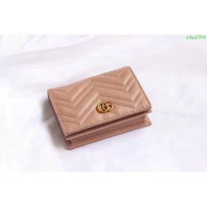 GUCCI古馳 錢包 實物拍攝 原廠材料 女款翻蓋短錢包 466492   ydgq3264