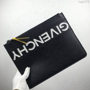 GlVENCHY紀梵希 antigona信封手包 原廠進口牛皮 拉鏈 手抓包  tsg1174