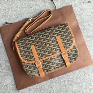 Goyard包 戈雅大號郵差包 Goyard單肩斜挎包  glg1152
