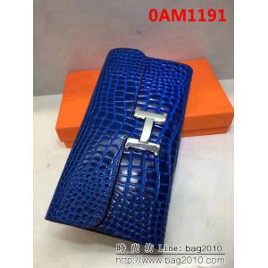 愛馬仕Hermès鱷魚紋 constance康斯坦錢包 凱莉手包 0AM1191