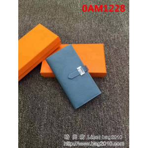 愛馬仕 Hermès荔枝紋 掌紋西裝皮夾 0AM1228
