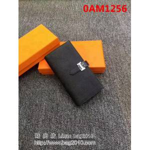 愛馬仕 Hermès荔枝紋 掌紋西裝皮夾 0AM1256