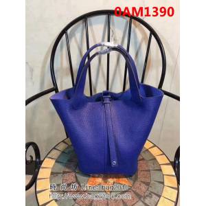 愛馬仕Hermes icotin lock菜籃子包 頭層牛皮手提包 0AM1390