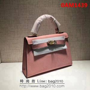 愛馬仕Hermes 凱莉包 牛皮手提小包 0AM1439