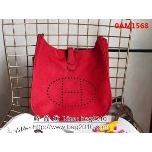 愛馬仕Hermes Evelyn 伊芙琳挎包 男女同款 0AM1568