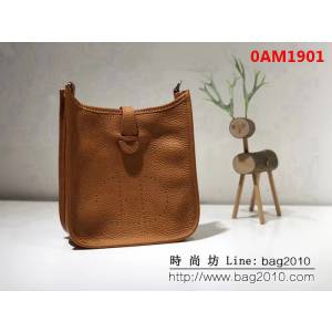 愛馬仕Hermes Evelyn伊芙琳挎包 男女同款 0AM1901