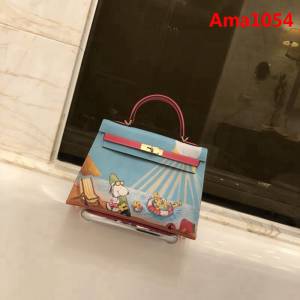 HERMES愛馬仕 經典款 凱莉包 Sunshine 時尚百搭款手提包  Ama1054