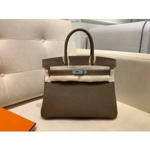 Hermes女包 愛馬仕Birkin Hermes鉑金包 togo小牛皮 半手工蠟線縫製 Hermes手提女包  am1880