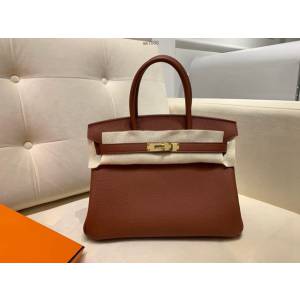 Hermes女包 愛馬仕Birkin Hermes鉑金包 togo小牛皮 半手工蠟線縫製 Hermes手提女包  am1886