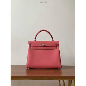 Hermes女包 愛馬仕kelly包 togo皮 蠟線手工縫製 Hermes經典款凱莉手提包  am1941