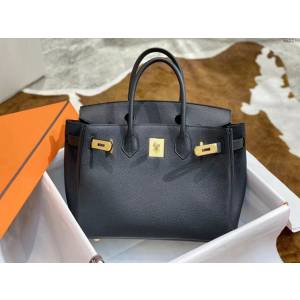 Hermesn鉑金女包 愛馬仕Birkin手提包 Togo小牛皮經典款女包  am2299