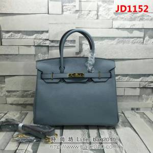 HERMES愛馬仕 官方經典制 荔枝紋牛皮 純24k五金 鉑金包 JD1152
