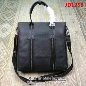 HERMES愛馬仕 最新款 時尚休閒 男士手提斜挎包 8831-3 豎款 JD1258
