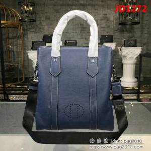 HERMES愛馬仕 最新款 高檔實用 男士手提斜挎包 8830-3 豎款 JD1272