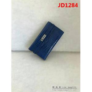 HERMES愛馬仕 鱷魚皮配羊皮 凱麗長款 時尚女士手包 JD1284