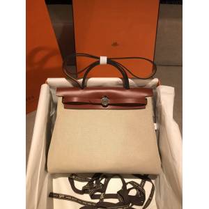 Hermes包包 愛馬仕升級版Herbag 手提肩背斜挎包 男女同款  tdh2043