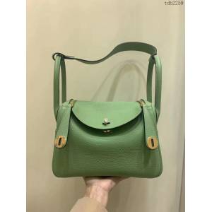 Hermes女包 愛馬仕Lindy林迪26cm 進口TC皮 金扣  tdh2259