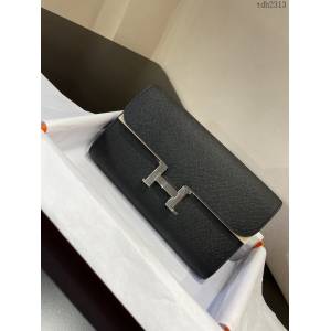 Hermes女士小挎包 愛馬仕Constance康康to go斜挎包 黑色金扣  tdh2313