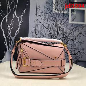 LOEWE羅意威 幾何拼色 原單品質 火遍全世界熱銷款puzzle bag 01137 可折疊 手提肩背斜挎包  jdl1004