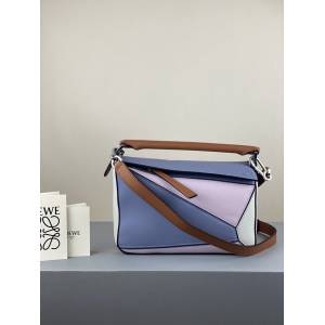 LOEWE包包 羅意威PUZZLE小號拼接手提斜挎包 10172  tcl1031