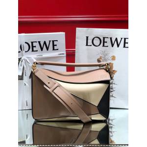 LOEWE經典爆款包包 羅意威中號Puzzle幾何拼接手提斜挎包 10171  tcl1138