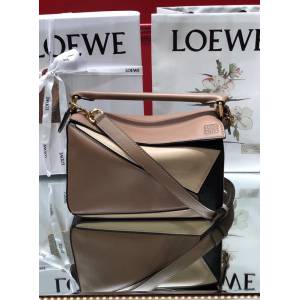 LOEWE經典爆款包包 羅意威小號Puzzle拼接手提斜挎包 10172  tcl1193