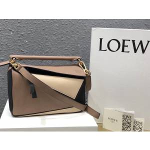 LOEWE經典爆款包包 羅意威小號Puzzle拼接手提斜挎包 10172  tcl1339