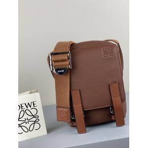 LOEWE包包 羅意威超小號Military Crossbody包包 羅意威肩背斜挎包 11355  tcl1425