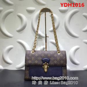 路易威登LV頂級原單牛皮單肩斜跨鏈條包 M41731百搭必備款 YDH1016