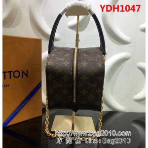 路易威登LV頂級原單 M43589 梳妝盒金色鏈條包 YDH1047
