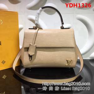 路易威登LV頂級原單 M41312奶茶色 CLUNY BB 手提肩背包 YDH1326