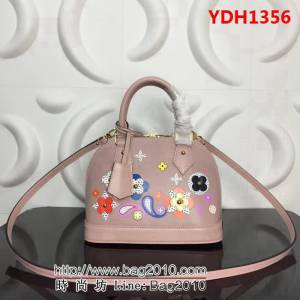 路易威登LV頂級原單2018新品Alma BBM54836 罌粟粉 YDH1356