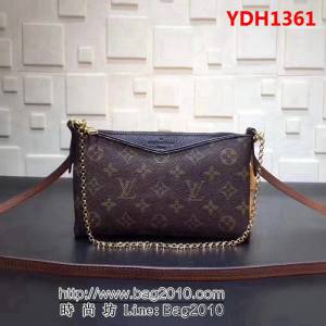 路易威登LV頂級原單PALLS CLUTH斜跨鏈條包 M41638 YDH1361