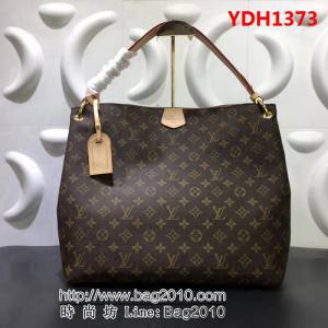 路易威登LV頂級原單 M43703老花配玫杏裏 購物包 YDH1373
