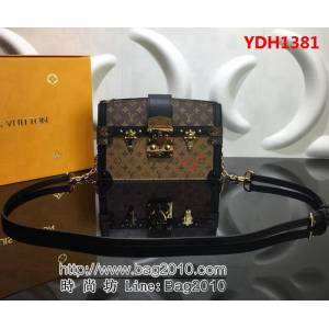 路易威登LV頂級原單新品POCHETTE TRUNKM43596 黃花拼色新出的軟盒子 YDH1381