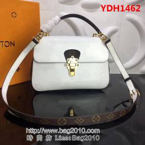 路易威登LV頂級原單53352 淑女風格手提肩背兩用漆光皮包 YDH1462