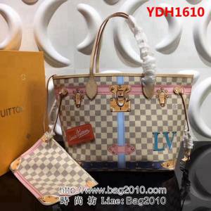 路易威登LV頂級原單 M41390 NEVERFULL 中號手袋LV掛鎖絲印圖案 YDH1610