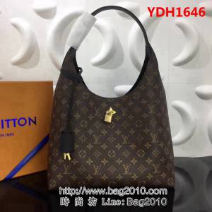 路易威登LV頂級原單頂級品質 M43547黑色經典HOBO FLEUR 手袋 YDH1646