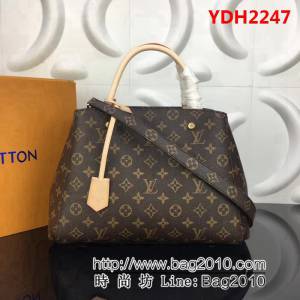 路易威登LV頂級原單 M41056 Montaigne 中號手提臂挽肩背商務手袋 YDH2247